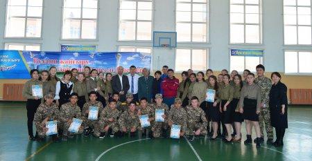 «Жас Ұландар шеруі» атты әскери саптық байқауы
